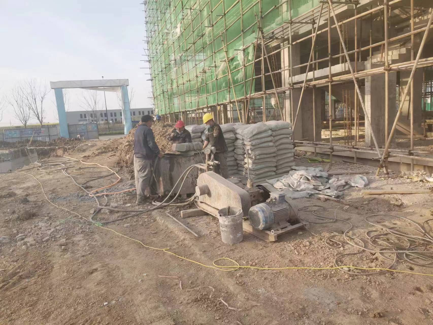 唐河别墅下沉注浆